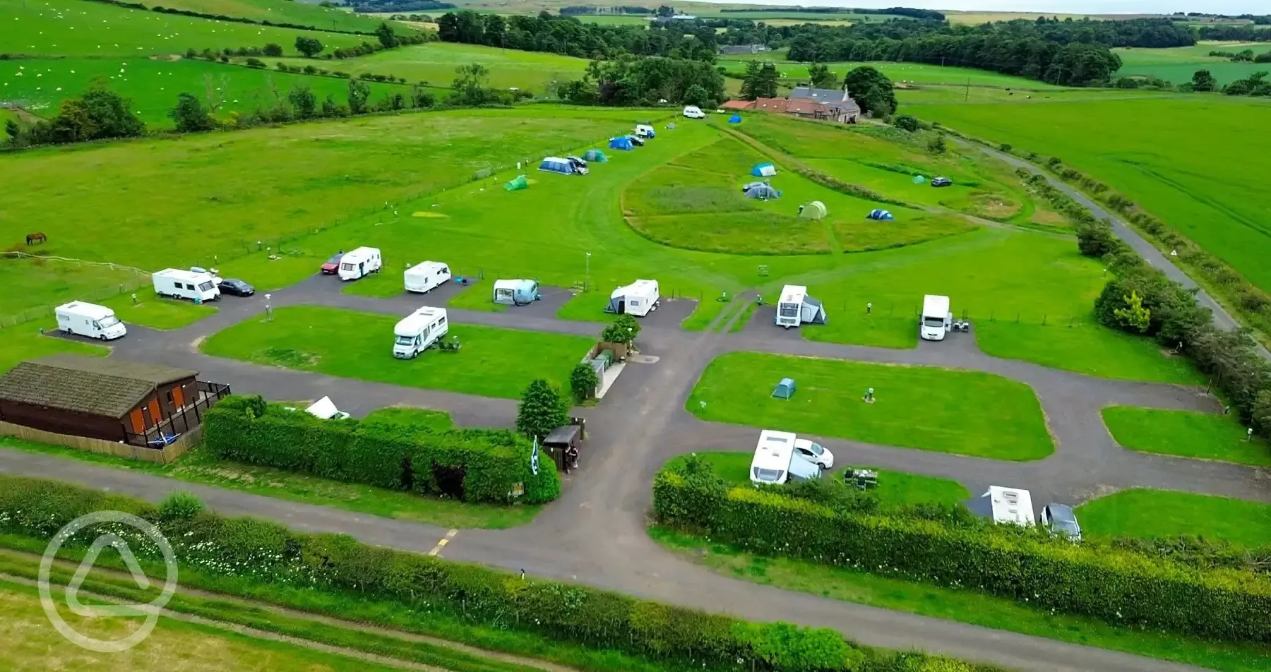 Aerial of the site