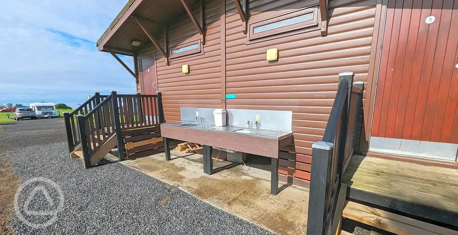 Washing up area