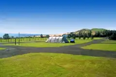 Non electric grass pitches at Forth House Caravan Site