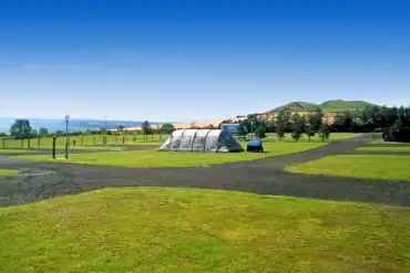 Non electric grass pitches at Forth House Caravan Site