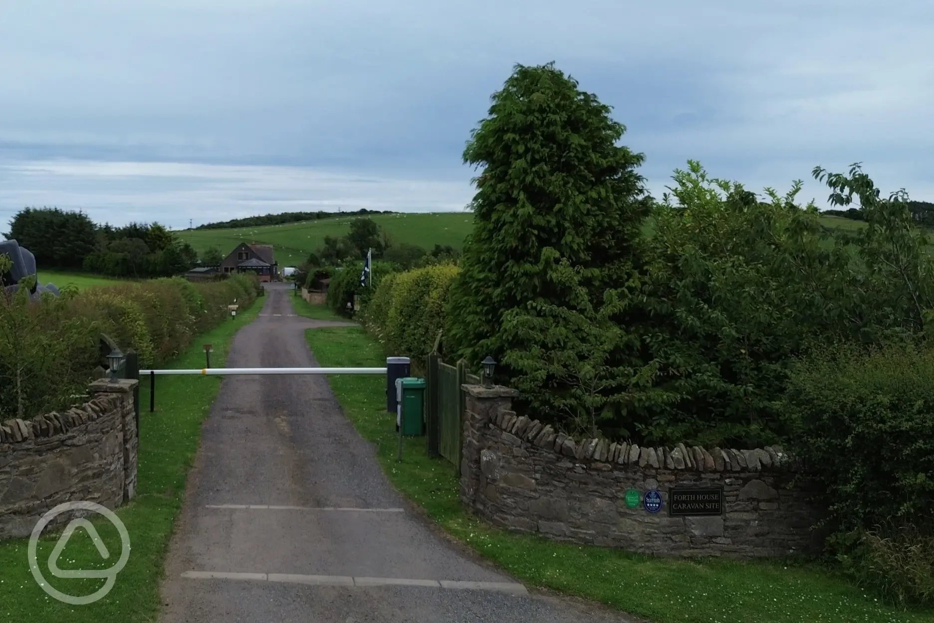 Site entrance