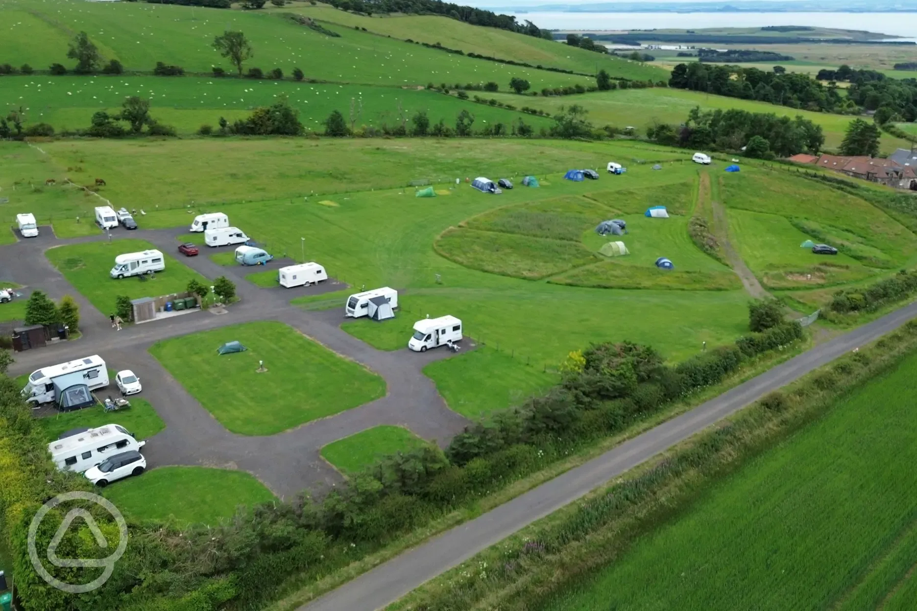 Aerial of the site