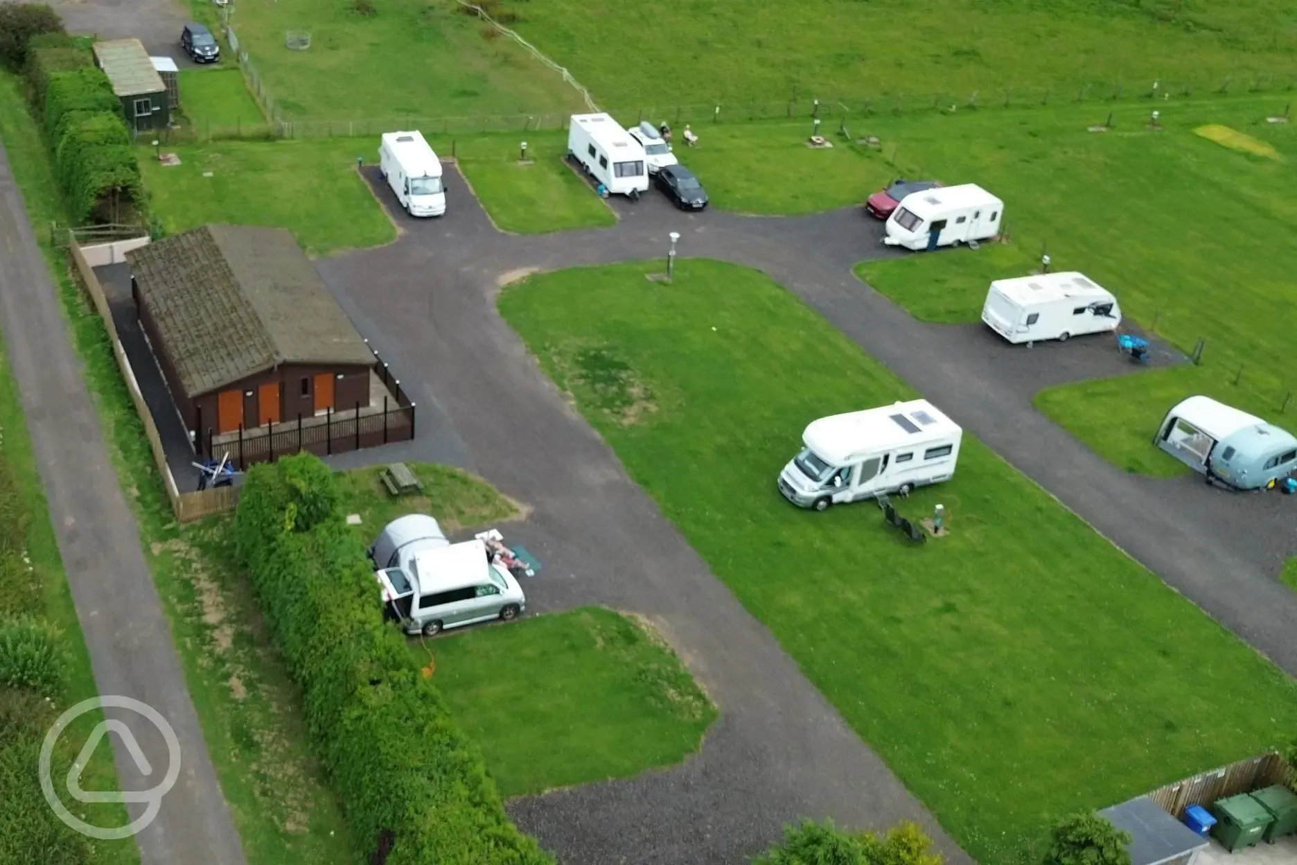 Aerial of the site