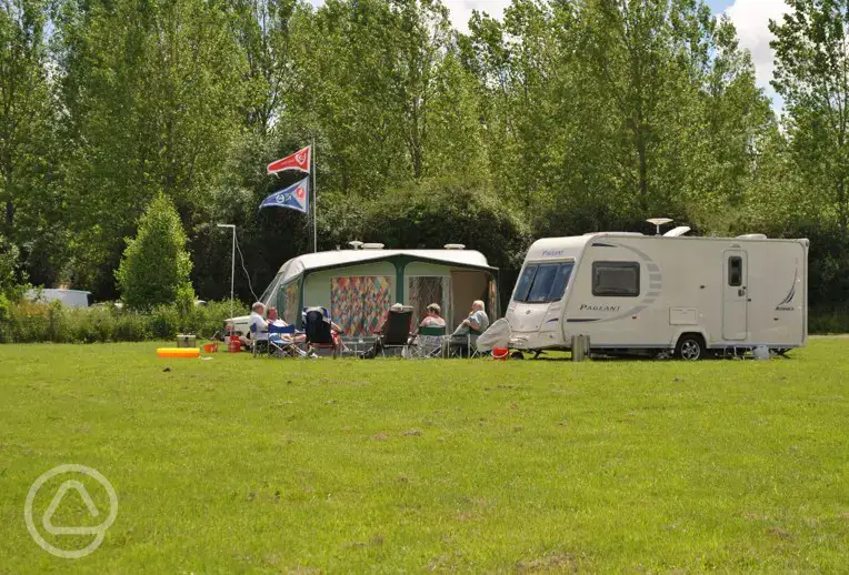 Camping in Bridge End Field
