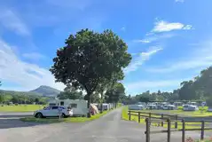 Electric hardstanding pitches with 16 amp hook ups