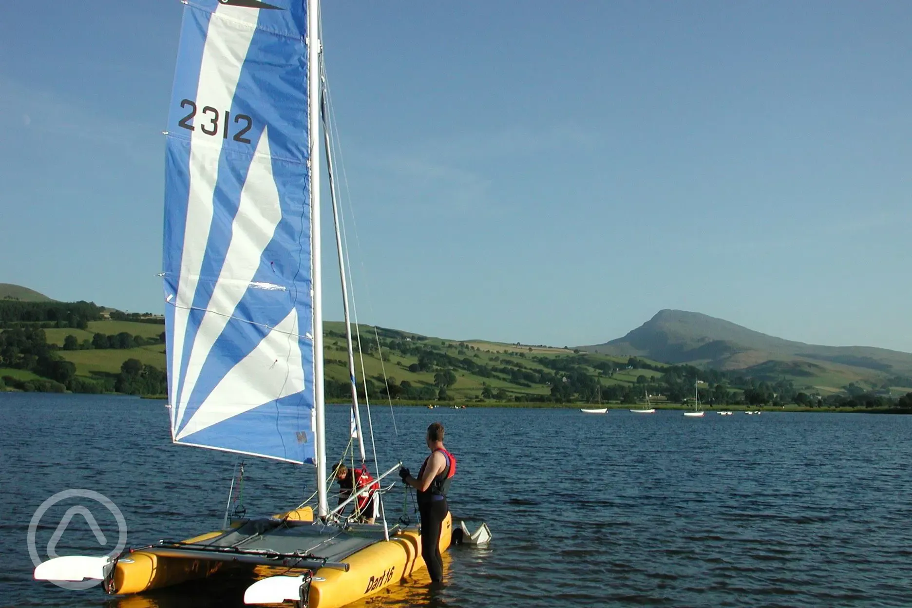 Sailing on Lake Bala