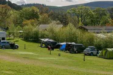 Camping at Glentress Forest Lodges