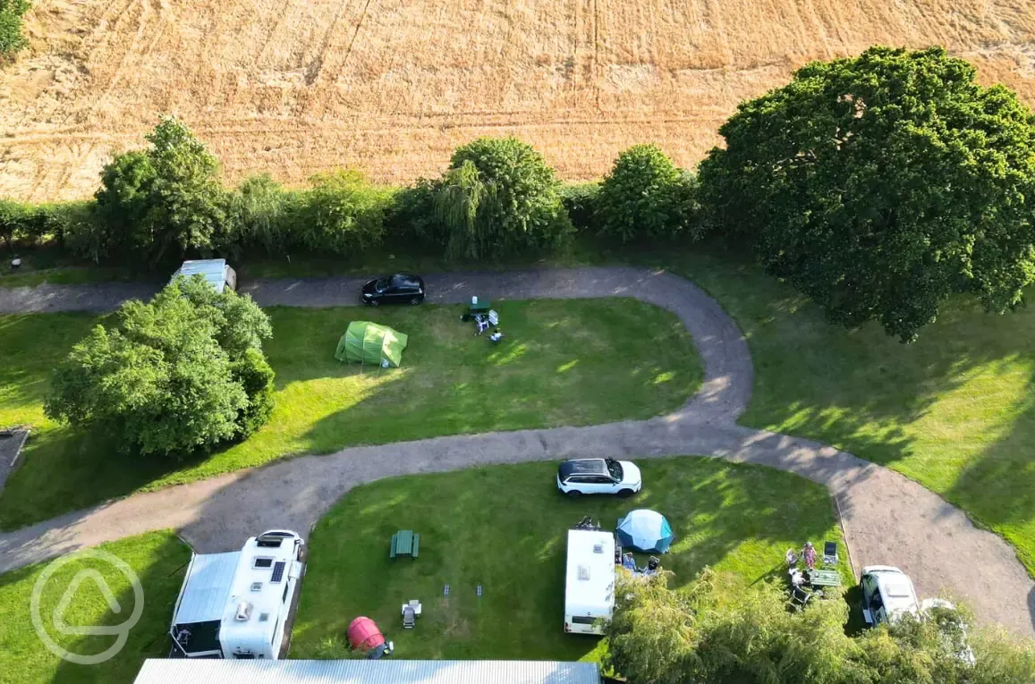 Aerial of the site