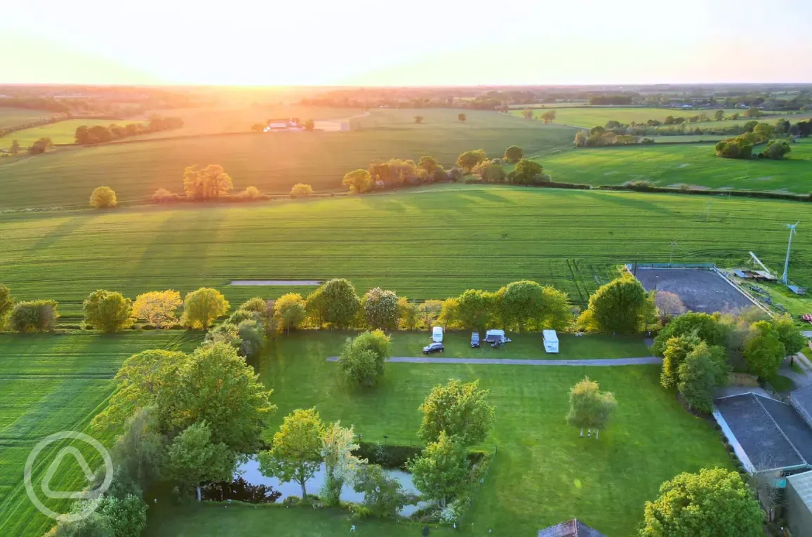 Aerial of the site