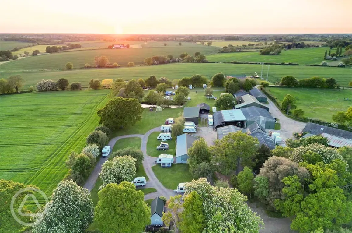 Aerial of the site