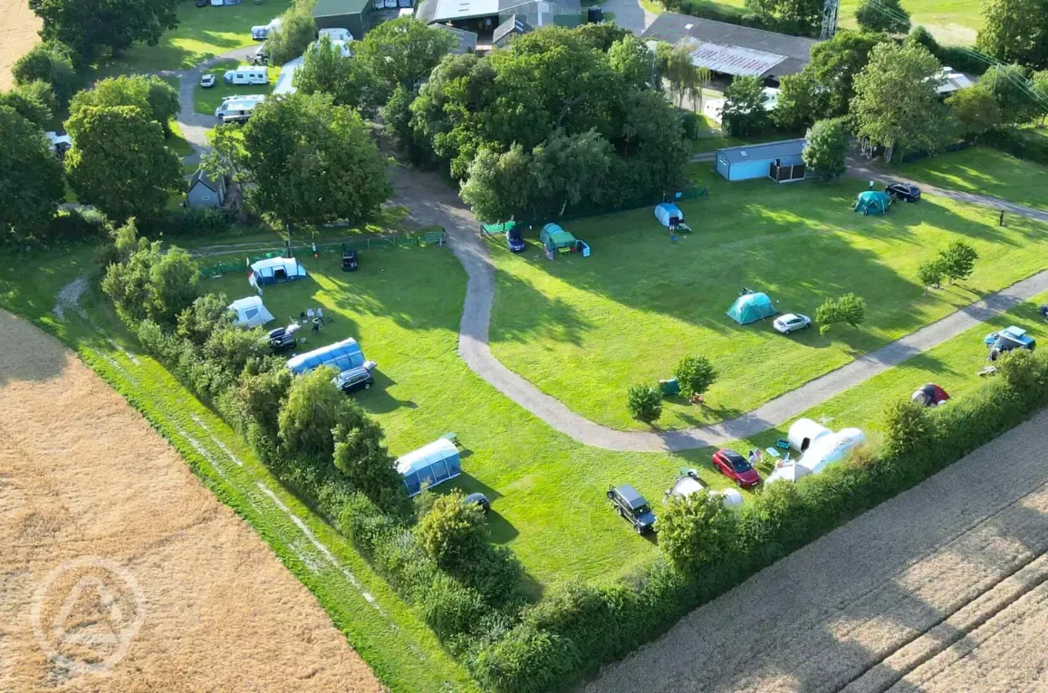 Aerial of the site