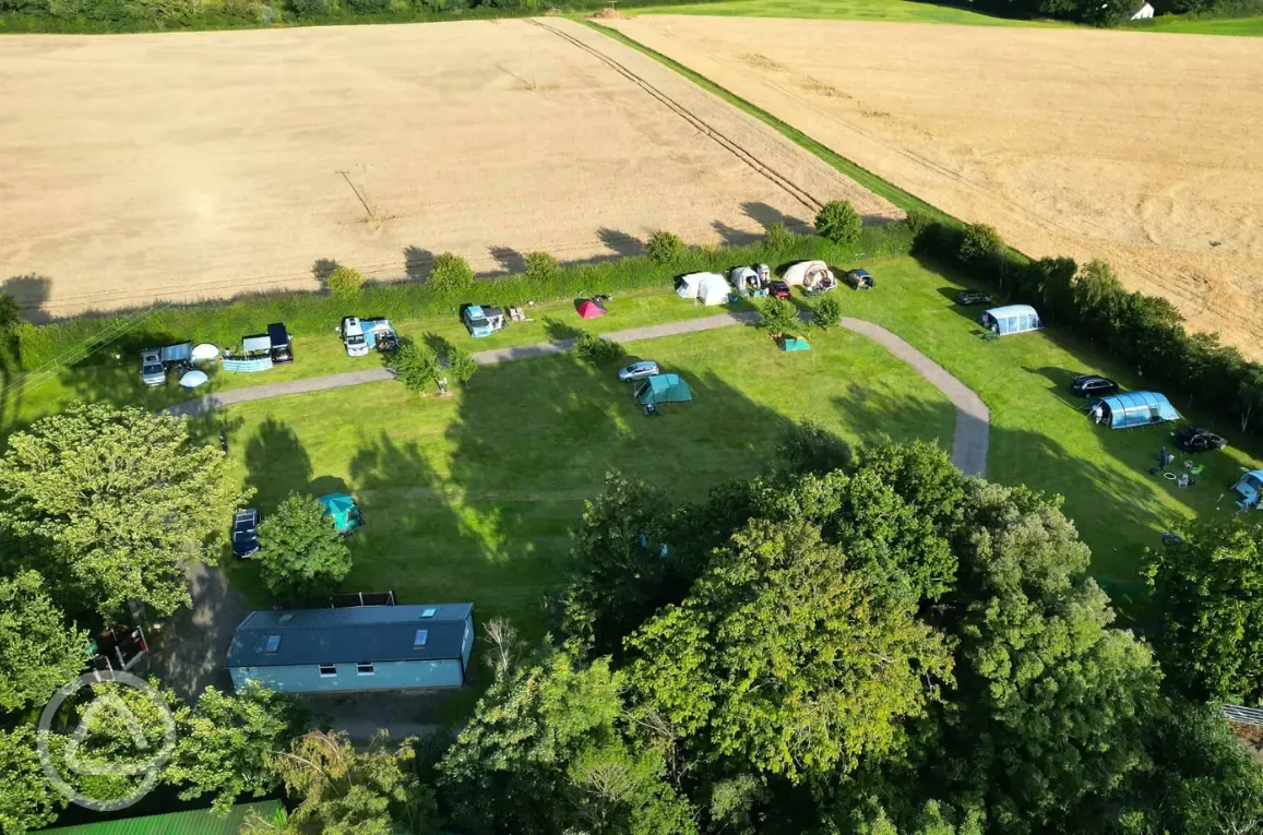 Aerial of the site