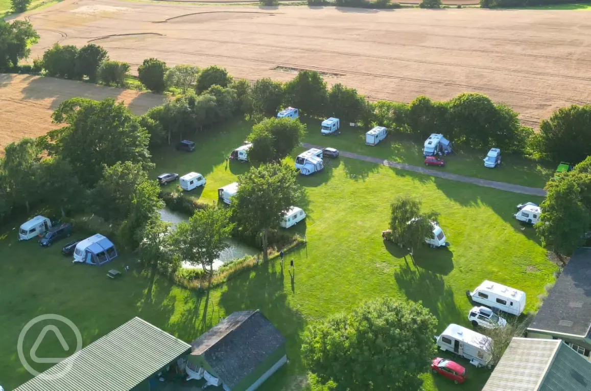 Aerial of the site