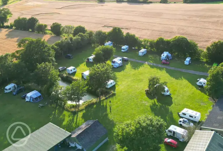 Aerial of the site