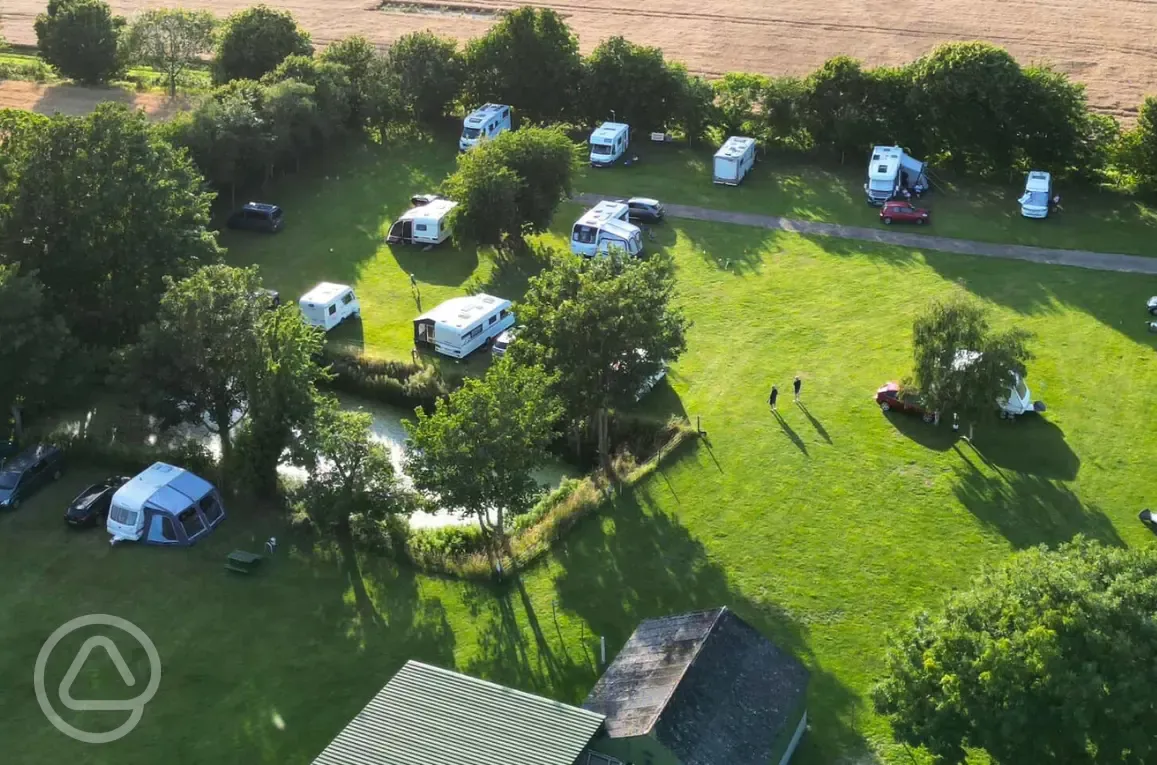 Aerial of the site