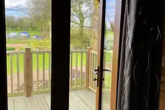 View from the camping pod View from the camping pod