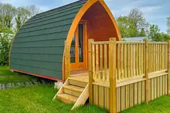 Camping pod with private decking (two persons)