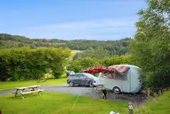 Fully serviced hardstanding touring pitches