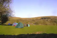 Non electric grass tent pitches 