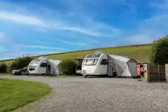 Fully serviced hardstanding pitches with electric, water and waste