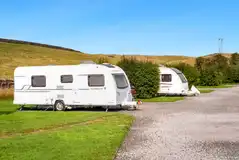 Fully serviced hardstanding pitches with electric, water and waste