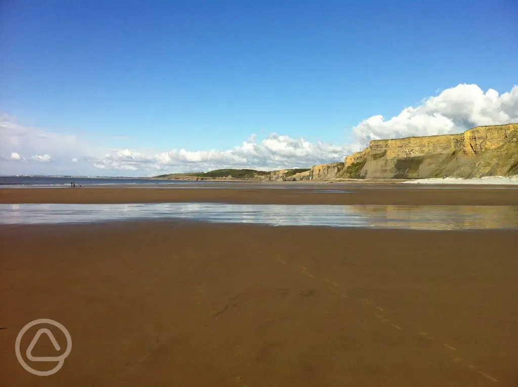 Nearby beach