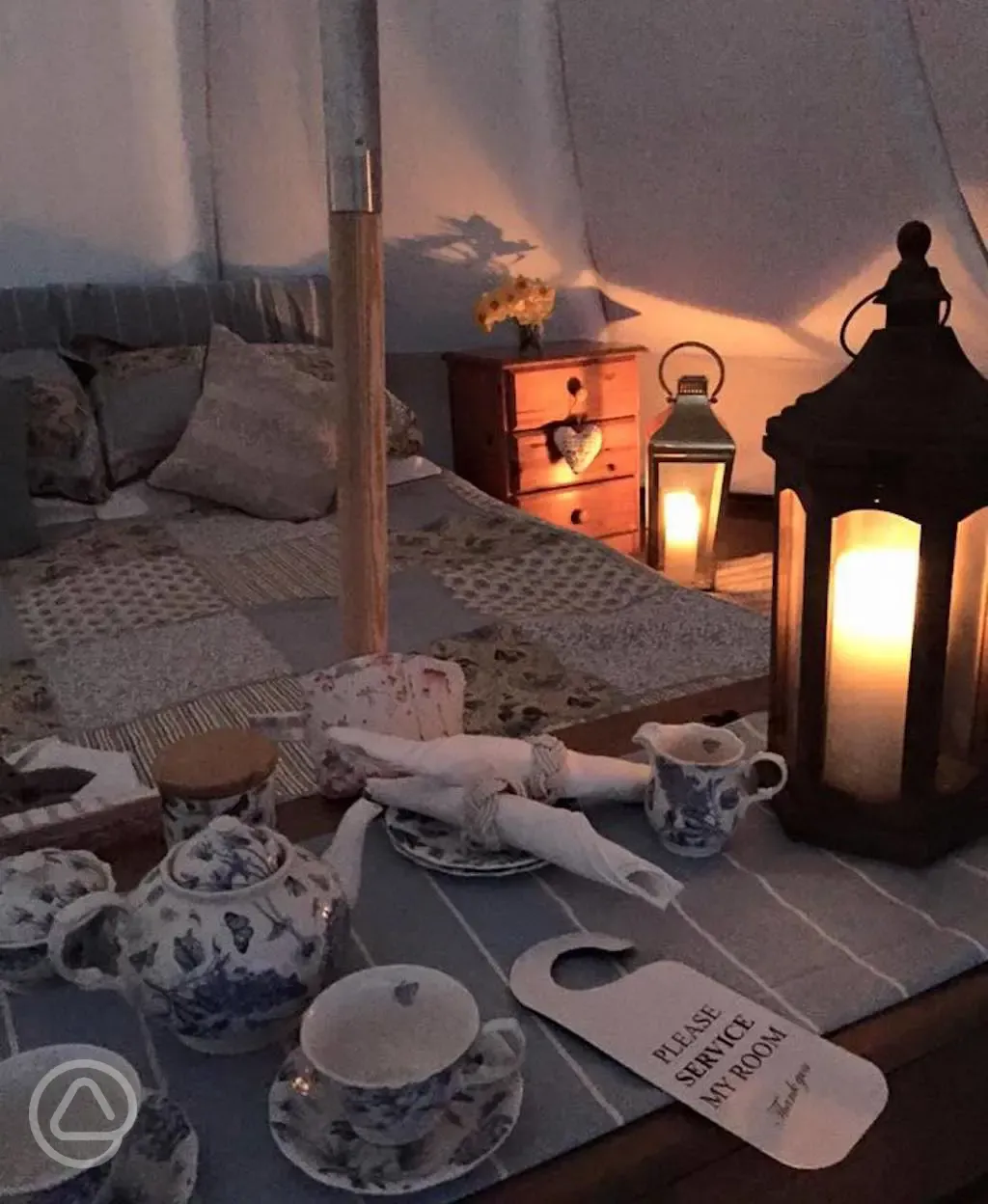 Heritage Coast Camping Bell Tent Interior