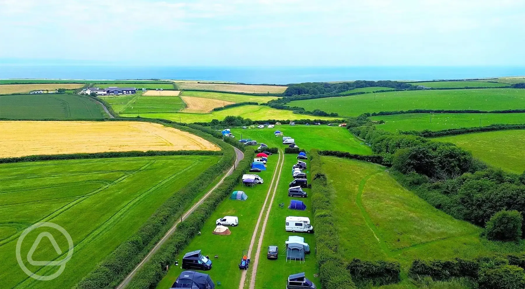 Aerial view of pitches