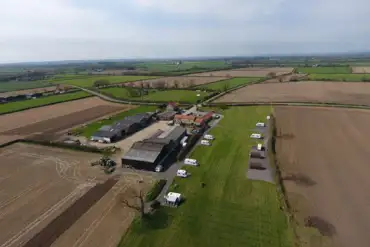 Aerial view High Grundon Farm