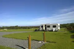 Fully serviced hardstanding pitches