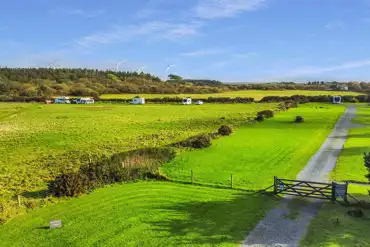 Aerial of the campsite