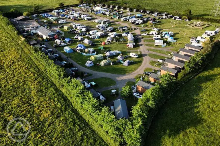 Aerial of the site