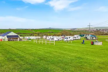 Overview of Higher Moor Farm Campsite
