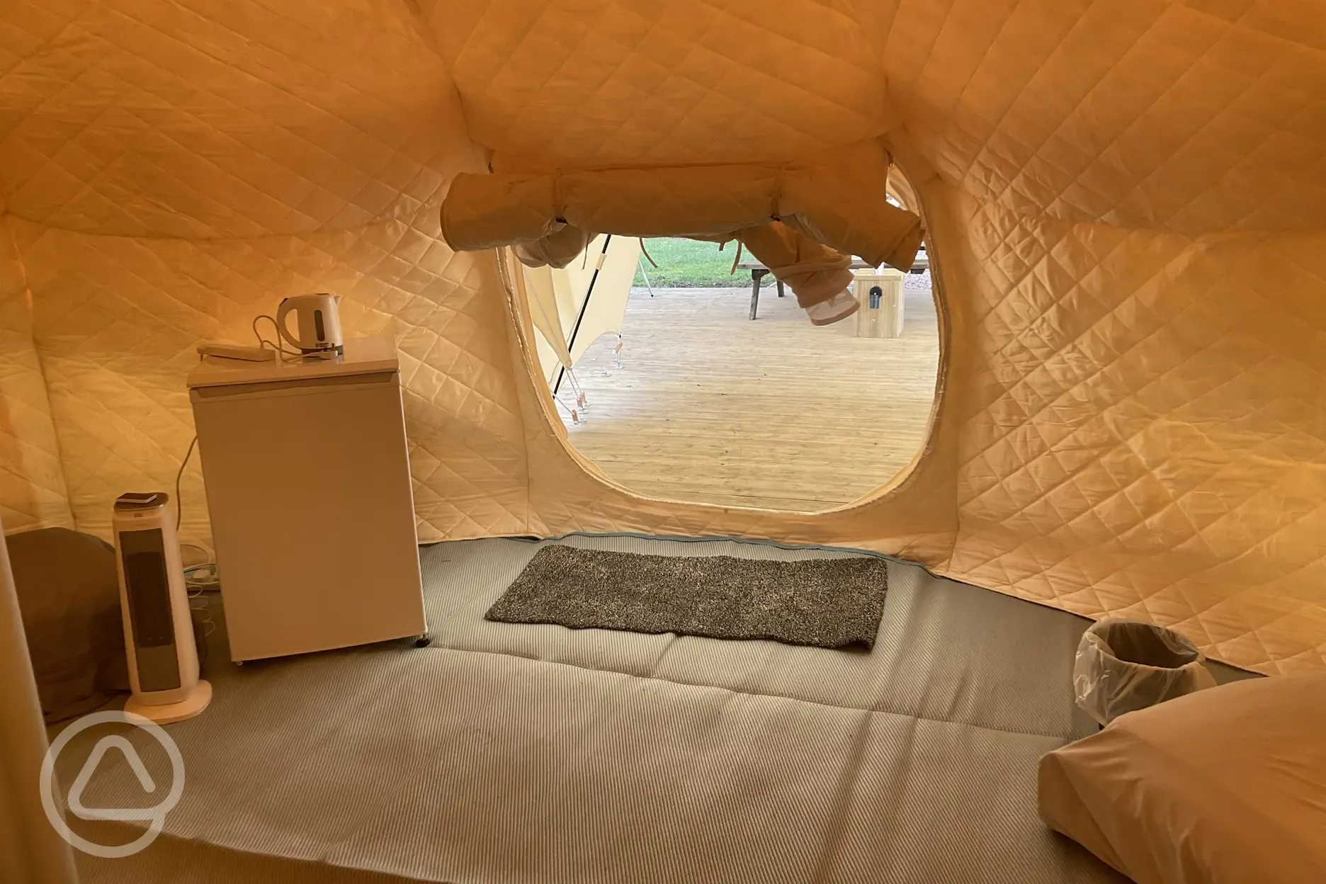 Deluxe Plus Belle Tent interior