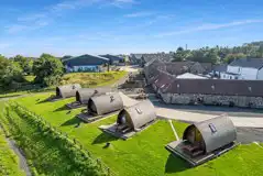 Aerial of the standard Wigwams