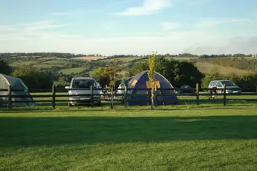 Grass pitches with views of the Chiltern Hills