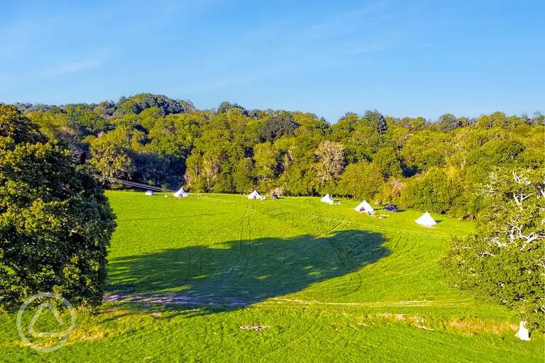 Non electric grass pitches (10m x 10m)