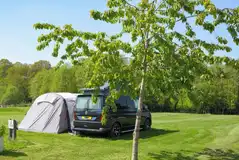 Grass pitches with optional 16 amp electric (9m x 7m)