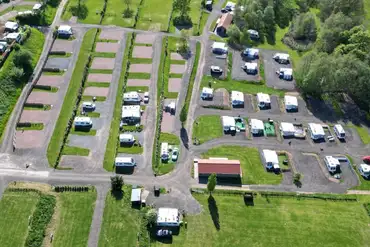 Aerial of Hopley's Family Camping