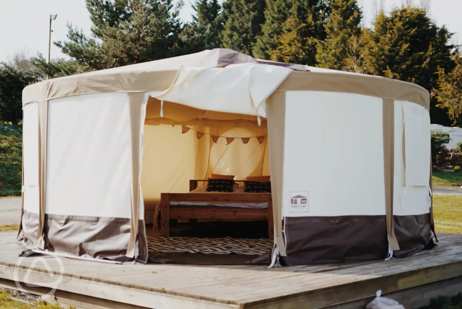 Hopley's Yurt Interior