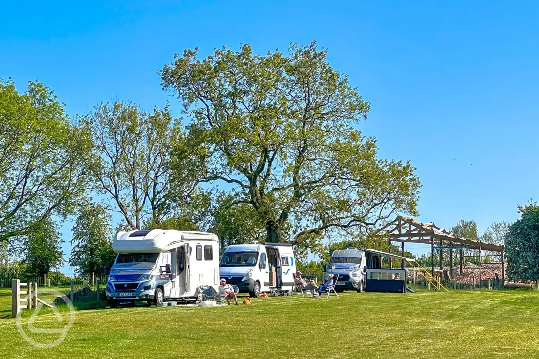 Electric grass pitches with 9 amp hook ups