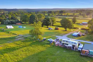 Overview of Ivy Bank Staycation and surrounding fields