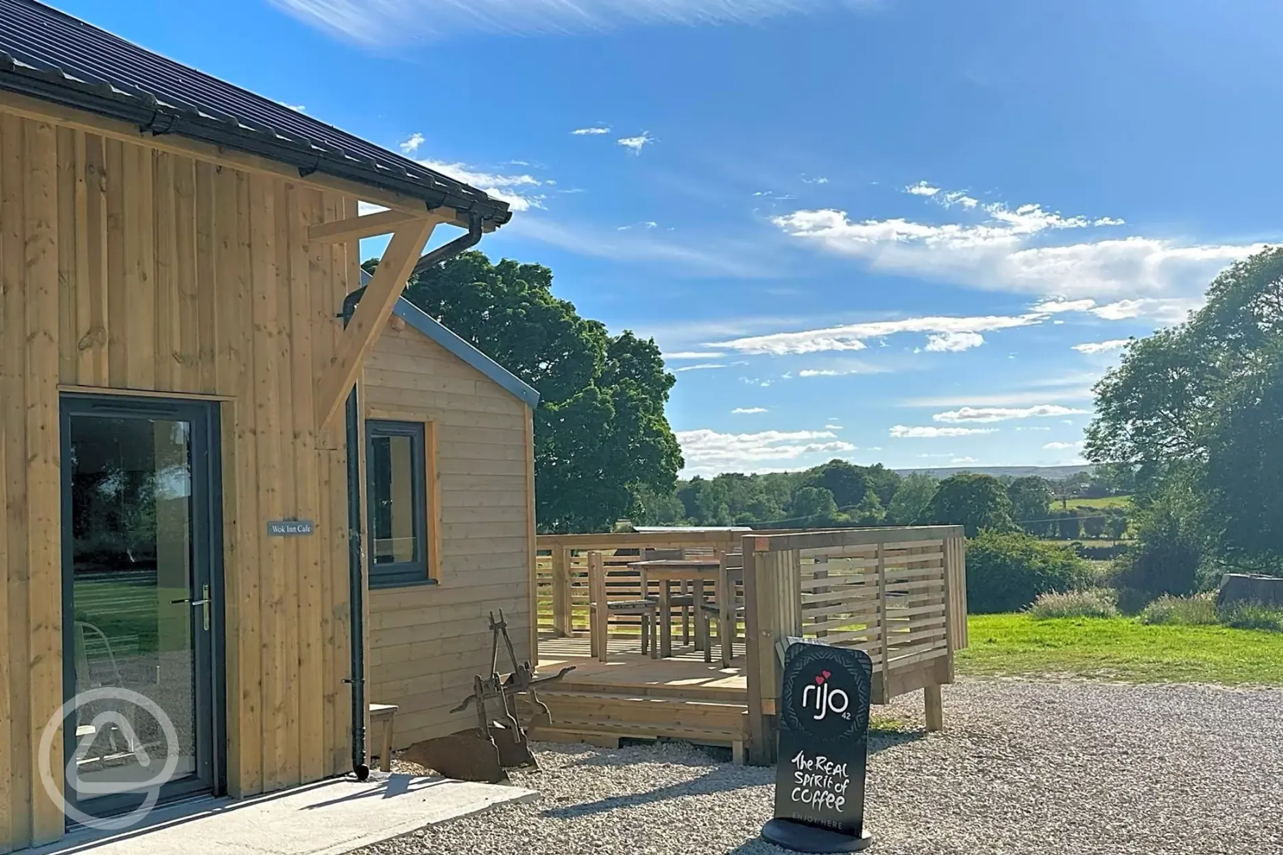 Cafe (The Wok Inn) with outdoor seating