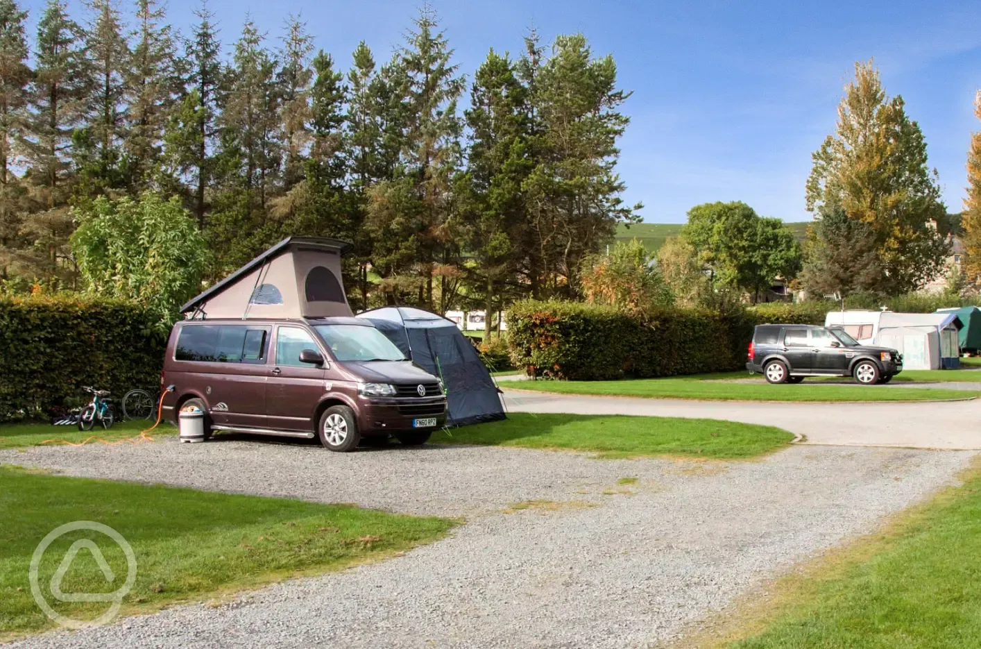 Electric hardstanding touring pitches