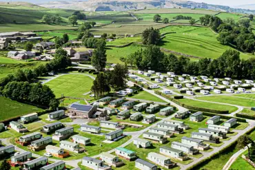 Aerial of the campsite