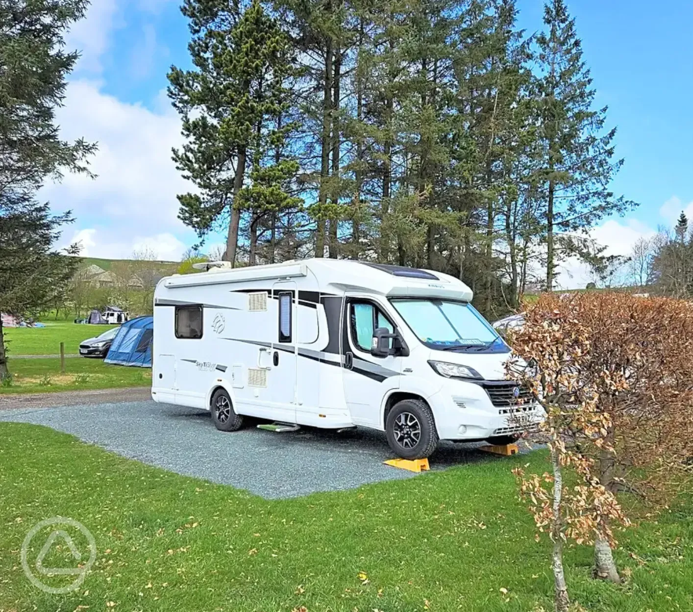 Electric hardstanding touring pitches