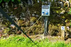 Electric hook up on the electric grass pitches (family friendly) Electric hook up on the electric grass pitches (family friendly)