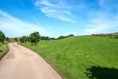 Adult only camping field with unmarked pitches for tents and trailer tents Adult only camping field with unmarked pitches for tents and trailer tents