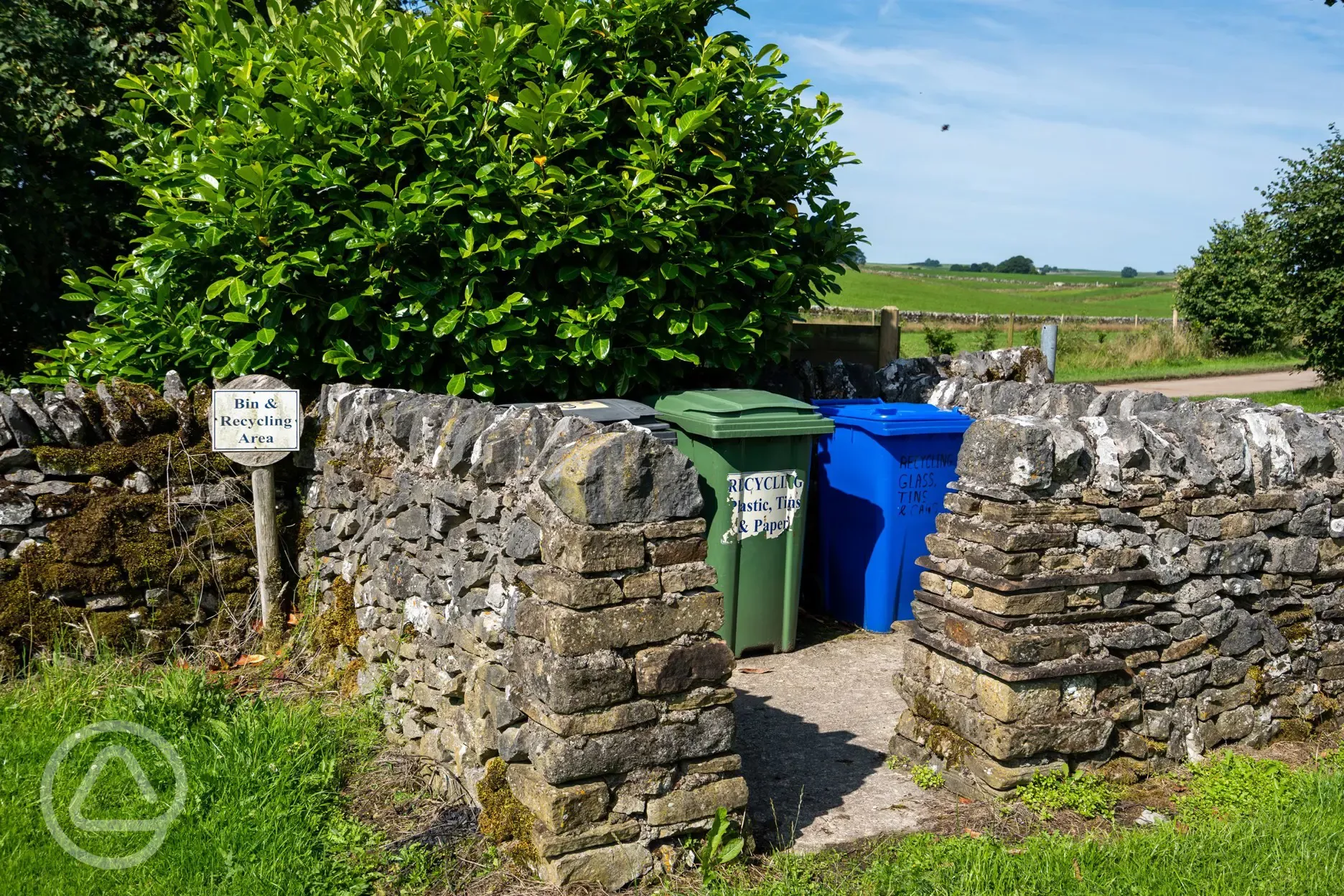 Recycling area