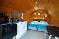 Glamping pod (adult only), with two single beds that convert into a double Glamping pod (adult only), with two single beds that convert into a double